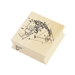 Ficha técnica e caractérísticas do produto Série Stamper de madeira geométrica para Scrapbooking Redbey