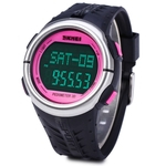 Ficha técnica e caractérísticas do produto Skmei 1058 Heart Rate Sports Watch LED com pedômetro Função resistência à Água