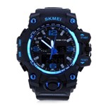 Ficha técnica e caractérísticas do produto SKMEI 1155 Men LED Digital Quartz Watch - AZUL