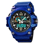 Ficha técnica e caractérísticas do produto SKMEI 1283 Homens Multi-função Sports Watch Outdoor Moda Eletrônico Luminous Quartz Assista Wristwatch