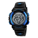 Ficha técnica e caractérísticas do produto SKMEI Crianças Relógio de pulso Moda Multifuncional Waterproof Outdoor Sports Luminous relógio para crianças Estudantes Meninos 1266 Azul Azul