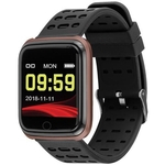 Ficha técnica e caractérísticas do produto Slide Fitness Smart Watch With Heart Rate Monitor - Rose Gold (SF206BKRG)