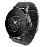 Ficha técnica e caractérísticas do produto SMA - 09 Smart Watch - Compatível com Android e IOS. Aço Inox - Preto - Modelo Mtk2502
