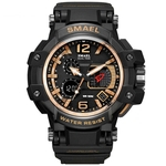 Ficha técnica e caractérísticas do produto SMAEL 1509 Sport Sport Men Casual Dual Time Display Relógio de pulso