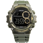 Ficha técnica e caractérísticas do produto Men's Wristwatch Smael 1707 Multifuncional Eletrônico Assista Casual dos homens com Night Light Calendário Alarme para Outdoor Sports