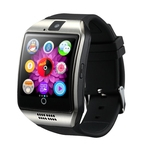 Smart Watch com a câmera Q18 Bluetooth Smartwatch suporte a SIM TF Card Fitness Activity Tracker Sport Watch para Android