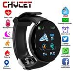 Ficha técnica e caractérísticas do produto Smart Watch Funcional Redondo / Azul / China