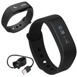Ficha técnica e caractérísticas do produto Smart Watch Relógio Inteligente Bluetooth Skmei L28t Preto