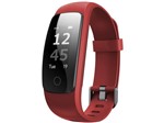 Smartband Pulseira Inteligente Easy Mobile - ULTRAFITHVE Monitor Cardíaco Vermelha