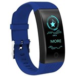 Ficha técnica e caractérísticas do produto Smartband Smartwatch com Frequência Cardiaca Azul - Atlantis