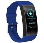 Smartband Smartwatch com Frequência Cardiaca Azul - Atlantis