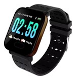 Ficha técnica e caractérísticas do produto Smartwatch A6 Sport WatsApp Face Android e IOS Dourado - Smart Bracelet
