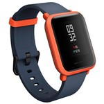 Smartwatch Amazfit Bip A1608 Ligação/Redes Sociais com Bluetooth/GPS Wifi - Grafite/Laranja