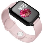 Smartwatch B57 Relógio Inteligente Fitness Smart Wearfit Rosa - Hero Band3