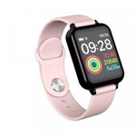 Ficha técnica e caractérísticas do produto Smartwatch B57 Relógio Inteligente Heroband 3 Fitness Original ROSA