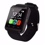 Ficha técnica e caractérísticas do produto Smartwatch Bluetooth Compatível com Android Touch U8 Preto - Mf Imports