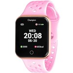 Ficha técnica e caractérísticas do produto Smartwatch Champion CH50006R Dourado Pulseira Rosa