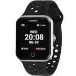 Ficha técnica e caractérísticas do produto Smartwatch Champion CH50006T Cinza Pulseira Preta