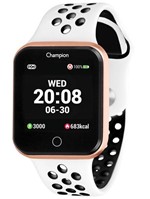 Ficha técnica e caractérísticas do produto Smartwatch Champion Rosê Bluetooth Puls Branca Preta Ch50006w