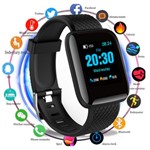 Relógio D13 Smartwatch Android, Notificações Bluetooth e Notificações - Tomate