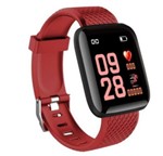 Ficha técnica e caractérísticas do produto Relógio Inteligente SmartWatch D13 Facebook Whatsapp Vermelho - Smart Bracelet