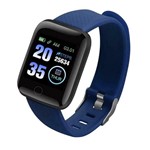 Ficha técnica e caractérísticas do produto Smartwatch D13 Relógio Inteligente Esportes Android Azul