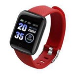 Smartwatch D13 Relógio Inteligente Esportes Android Vermelho