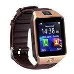 Ficha técnica e caractérísticas do produto Smartwatch DZ09 Relógio Inteligente Bluetooth Gear Chip Android IOS Touch Faz e Atende Ligações SMS Pedômetro Câmera - DOURADO