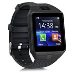 Ficha técnica e caractérísticas do produto Smartwatch DZ09 Relógio Inteligente Bluetooth Gear Chip Android IOS Touch SMS Pedômetro Câmera, Preto