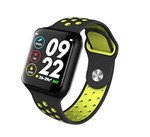 Smartwatch Esportivo Inteligente F8 (Preto/Verde) + Película de Brinde - Sky Dreams Eletronics