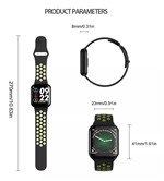 Smartwatch F8 Preto Fitness Ios e Android