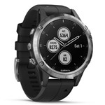 Relógio com GPS Garmin Fênix 5 Plus Smartwatch Multiesportivo com Música