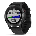 Ficha técnica e caractérísticas do produto Smartwatch Fênix 5 Plus Safira Garmin Resistente à Água com GPS e Bluetooth – Preto