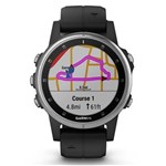 Ficha técnica e caractérísticas do produto Smartwatch Fênix 5S Plus Garmin Resistente à Água com GPS e Bluetooth – Preto