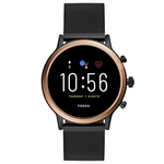 Ficha técnica e caractérísticas do produto Smartwatch Fossil Gen 5 Preto Pulseira Mesh FTW6036/1PI