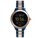 Ficha técnica e caractérísticas do produto Smartwatch Fossil Q Feminino Azul e Rosé - FTW6002/1AI