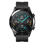 Ficha técnica e caractérísticas do produto Smartwatch GT 2 - LTN-B19S Huawei Preto com 1,39", Pulseira de Silicone, Bluetooth e 4GB