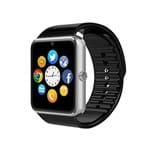 Ficha técnica e caractérísticas do produto Smartwatch GT08 Relógio Inteligente Bluetooth Gear Chip Android IOS Touch Faz e Atende Ligações SMS Pedômetro Câmera - PRATA