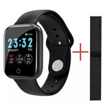 Smartwatch I5 com Monitoramento Fitness Preto - Atlantis