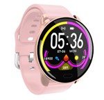 Ficha técnica e caractérísticas do produto Relógio Smartwatch K9 Notificações Redes Sociais e Ligações Rosa - Smart Bracelet