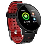 Smartwatch Makibes T3 a Prova Dagua Vermelho