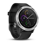 Ficha técnica e caractérísticas do produto Smartwatch Monitor Cardiaco GPS Garmin Vivoactive 3 Preto