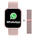 Smartwatch P80 Original Touch Screen Rosa - Sport Bracelet