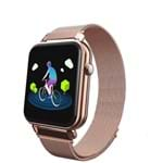 Ficha técnica e caractérísticas do produto SMARTWATCH PROFIT IPHONE e ANDROID / Gold(metal)