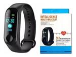 Ficha técnica e caractérísticas do produto Smartwatch Relgio M3 Smartband Pulseira Inteligente para Esportes Carregador Acoplado - M2