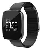 Smartwatch Relógio Eletrônico Cf 007 Metal Pró Saúde Retangular (Preto)