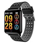 Ficha técnica e caractérísticas do produto Relógio Smartwatch M19 (Preto - Silicone)