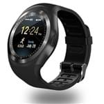 Ficha técnica e caractérísticas do produto Smartwatch Relógio Eletrônico Y1 (Preto)