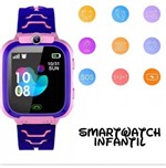 Ficha técnica e caractérísticas do produto Smartwatch Relógio Infantil Escuta, GPS, SOS Roxo - Smart Watch