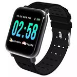 Ficha técnica e caractérísticas do produto Smartwatch Relógio Inteligente A6 Esporte Fitness Bluetooth Iphone Ios Android Motorola